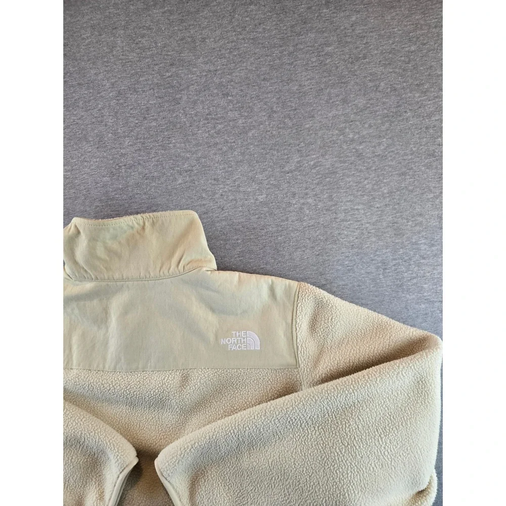 The‎ North Face Ripstop Denali Jacket Mens Medium Beige NF0A86ZU Fleece Full Zip